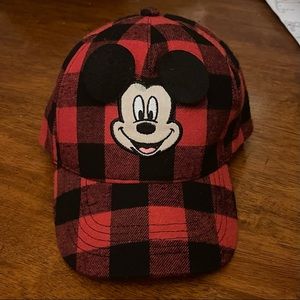 Disney Mickey Mouse Buffalo Check Hat